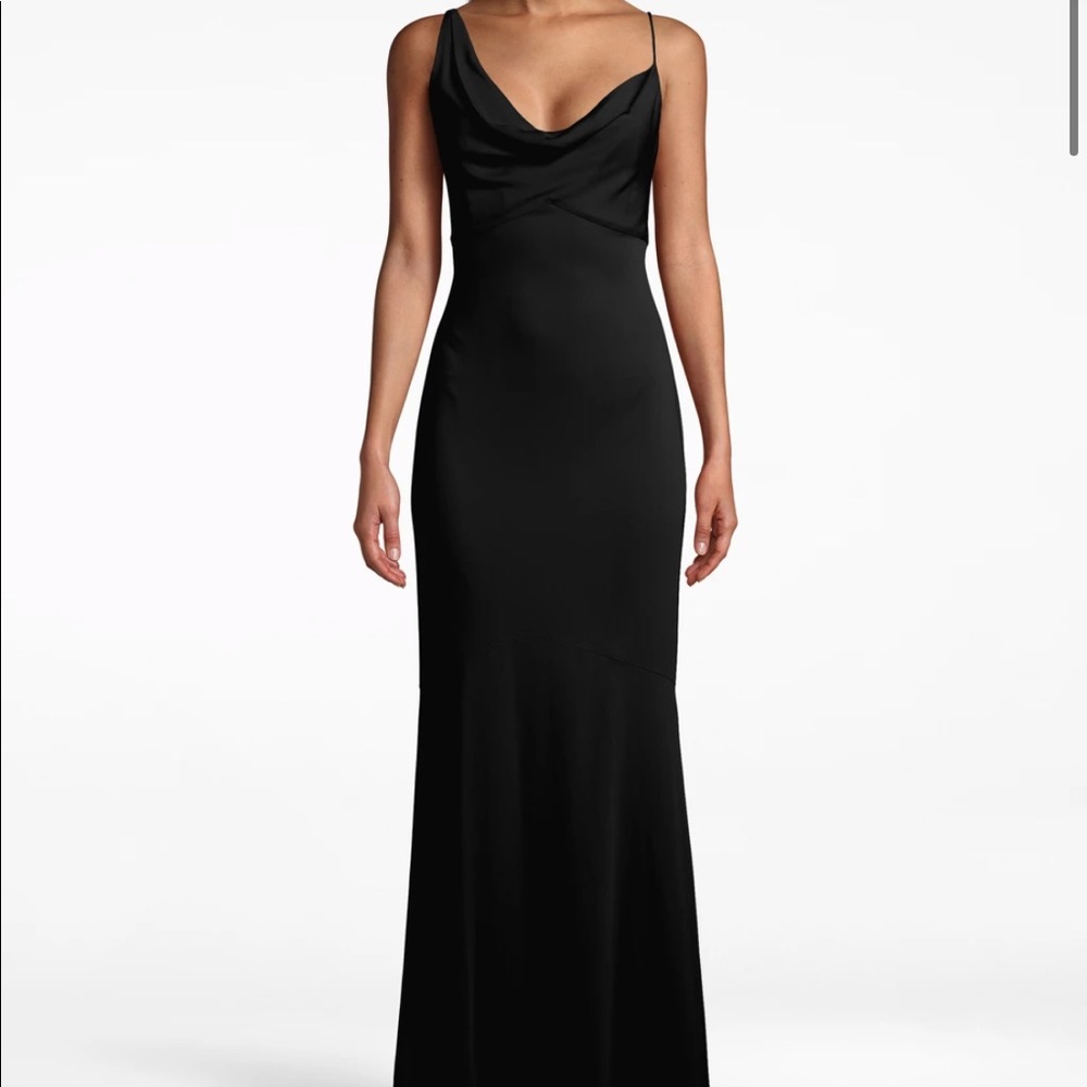 Nicole Miller Stretch Crepe Cowl Gown NEW w/ TAGS!